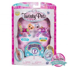 پک 3 تایی دستبندهای درخشان Twisty Petz مدل Kitty & Pony, image 