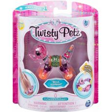 پک تکی دستبند درخشان Twisty Petz مدل Bella Elephant, image 