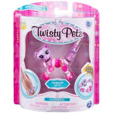 پک تکی دستبند درخشان Twisty Petz مدل Swirlpop Kitty, image 