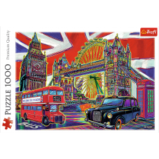پازل 1000 تکه ترفل مدل رنگ‌های لندن, image 2