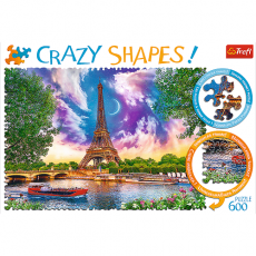 پازل 600 تکه ترفل مدل آسمان پاریس (Crazy Shapes), image 2