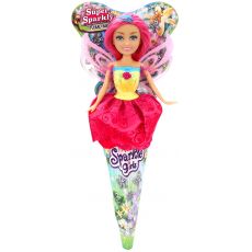عروسک قیفی پری Sparkle Girlz مدل Floral Fairy (با بال صورتی), image 