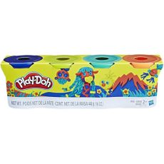 پک 4 تایی خمیربازی Play Doh (سرمه ای - سبز کم رنگ - سبز پر رنگ - نارنجی), تنوع: B5517EU4-4 Colors Prehistory, image 2