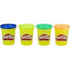 پک 4 تایی خمیربازی Play Doh (سرمه ای - سبز کم رنگ - سبز پر رنگ - نارنجی), تنوع: B5517EU4-4 Colors Prehistory, image 3