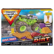 ماشین Monster Jam Dirt مدل Grave Digger همراه با Kinetic Sand, image 