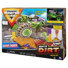 ماشین Monster Jam Dirt مدل Grave Digger همراه با Kinetic Sand, image 2
