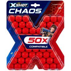 تیر فومی توپی 50 تایی اکس شات X-Shot سری Chaos, image 