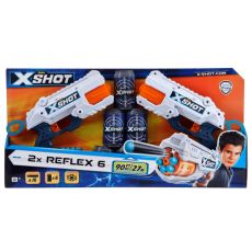 تفنگ دوقلو ایکس شات X-Shot مدل Reflex6, image 