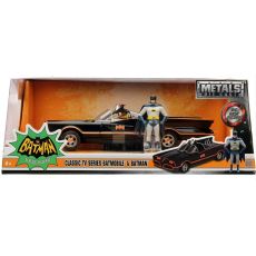 ماشین و فیگور فلزی بتمن (Batman 1966 Classic Batmobile), image 