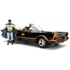 ماشین و فیگور فلزی بتمن (Batman 1966 Classic Batmobile), image 2