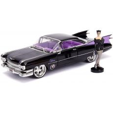 ماشین فلزی کادیلاک مدل 1959 Cadillac Coupe Deville و فیگور فلزی CatWoman با مقیاس 1:24, image 7