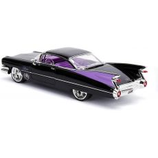 ماشین فلزی کادیلاک مدل 1959 Cadillac Coupe Deville و فیگور فلزی CatWoman با مقیاس 1:24, image 6