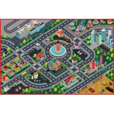 فرش بازی با طرح شهر, image 3