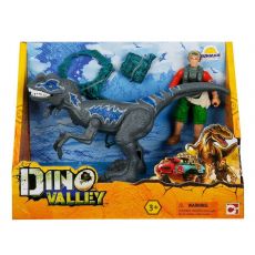 ست بازی شکارچیان دایناسور Dino Valley مدل Ranger and Dinosaur, تنوع: 542015-Dinosaur Set Gray, image 