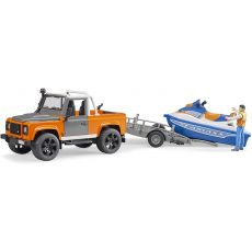 ماشین آفرود Land Rover به همراه تریلر و جت اسکی برودر Bruder, image 6