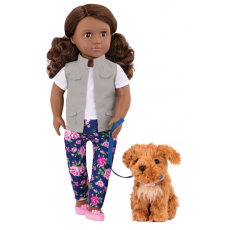 عروسک 46 سانتی OG مدل Malia با سگ پودل, image 