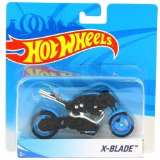 موتور Hot Wheels مدل X-Blade آبی با مقیاس 1:18, تنوع: X4221-X-Blade Blue, image 