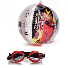 سِت عینک و توپ شنای Car’s, image 