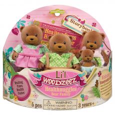 خانواده 4 نفری خرس های Li'l Woodzeez مدل Healthnuggle Bear, image 2