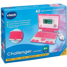 لپ تاپ آموزشی صورتی Vtech مدل Challenger Laptop, image 