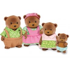خانواده 4 نفری خرس های Li'l Woodzeez مدل Healthnuggle Bear, image 