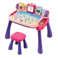 میز و صندلی 4 حالته موزیکال صورتی Vtech, image 5