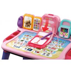 میز و صندلی 4 حالته موزیکال صورتی Vtech, image 9