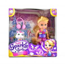 عروسک Sparkle Girlz به همراه حیوان خانگی (گربه), image 