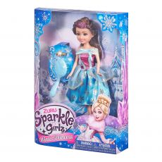 عروسک 26 سانتی پرنسس برفی Sparkle Girlz مدل Winter Princess (با دامن  آبی), image 3