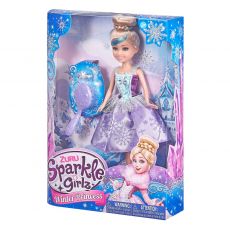 عروسک 26 سانتی پرنسس برفی Sparkle Girlz مدل Winter Princess (با دامن بنفش), image 2