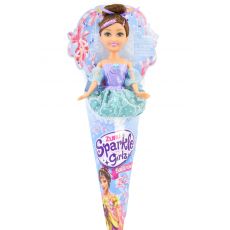 عروسک قیفی Sparkle Girlz مدل Ballerina (با لباس بنفش), image 