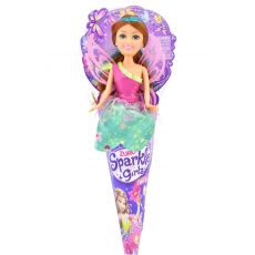 عروسک قیفی پری Sparkle Girlz مدل Fairy (با لباس صورتی), image 