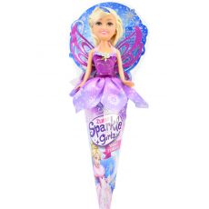 عروسک قیفی پرنسس برفی Sparkle Girlz مدل Winter Princess (با لباس بنفش), image 