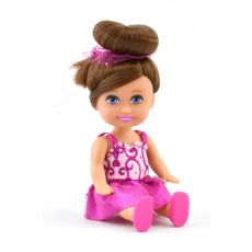 عروسک کاپ کیکی Sparkle Girlz مدل Ballerina (با لباس صورتی و موی قهوه‌ای), image 3