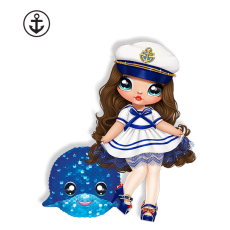 عروسک نانانا سورپرایز Na! Na! Na! Surprise سری Sparkle مدل Sailor Blu, تنوع: 572350-S4-Sailor Blu, image 3