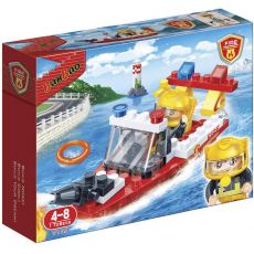 بلاک ساختنی بن بائو مدل قایق گشت آتش‌نشانی, image 