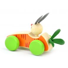 ماشین هویجی چوبی پیکاردو با خرگوش راننده, تنوع: BZ-01-C-PD-Carrot, image 3