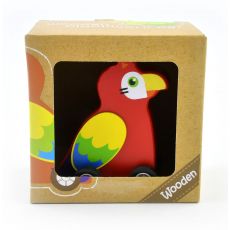 طوطی قرمز کوکی چوبی پیکاردو, تنوع: BZ-05-B-PD-Parrot, image 4
