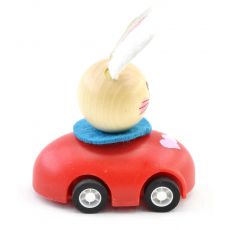ماشین عقب‌کش چوبی پیکاردو با خرگوش راننده, image 3