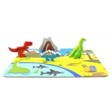ست بازی دایناسور چوبی پیکاردو با کیف فلزی, image 3