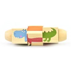 پازل چرخشی چوبی پیکاردو با طرح حیوانات, image 5
