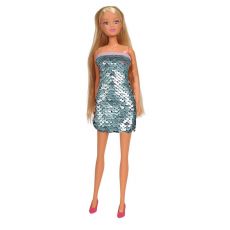 عروسک 29 سانتی Steffi Love با لباس پولکی سبز, تنوع: 105733366-Swap Fashion Green, image 