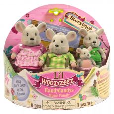خانواده 4 نفری موش های Li'l Woodzeez مدل Handydandys, image 2