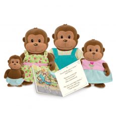 خانواده 4 نفری میمون های Li'l Woodzeez مدل O’Funnigan, image 