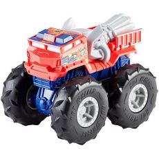 پک تکی ماشین 13 سانتی Hot Wheels سری Monster Truck مدل Twisted Tredz (5 Alarm), تنوع: GVK37-5 Alarm, image 4