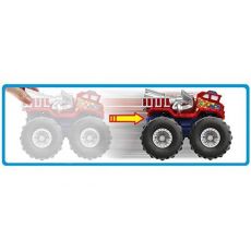 پک تکی ماشین 13 سانتی Hot Wheels سری Monster Truck مدل Twisted Tredz (5 Alarm), تنوع: GVK37-5 Alarm, image 6