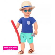 لباس عروسک 46 سانتی OG مدل Boy Doll Swimsuit, image 4