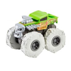 پک تکی ماشین 13 سانتی Hot Wheels سری Monster Truck مدل Twisted Tredz (Bone Shaker), تنوع: GVK37-Twisted Tredz, image 4