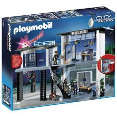 پلی موبیل ایستگاه پلیس با سیستم هشدار (playmobil), image 