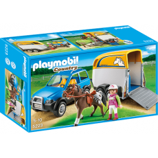 پلی موبیل تریلی حمل اسب (playmobil), image 